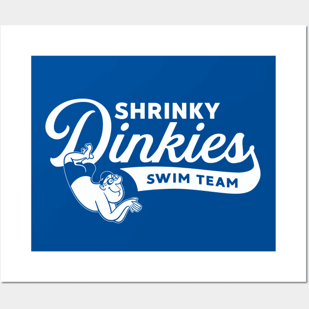 Shrinky Dinkies Swim Team Wall Art by sombreroinc